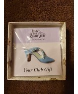 Just the Right Shoe, Society Slide Membership Pin Blue Shoe - $16.99