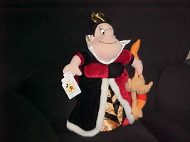 18&quot; Disney Queen Of Hearts Plush Doll With Tags From Alice In Wonderland - £78.94 GBP