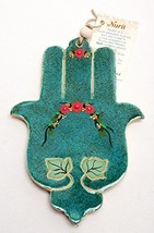 Home Blessing Hamsa Hand Ceramic Hand Made Art Design - £46.28 GBP