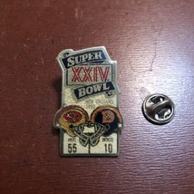Vintage Super Bowl 24 Pin NFL San Francisco 49ers vs. Denver Broncos 199... - $5.90