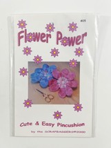 FLOWER POWER 1960s Inspired Pincushion by The Scrapbaggers UNCUT Pattern - £6.64 GBP