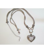 Lia Sophia Love Dust Cut Crystal Heart Necklace  J406 - $32.00