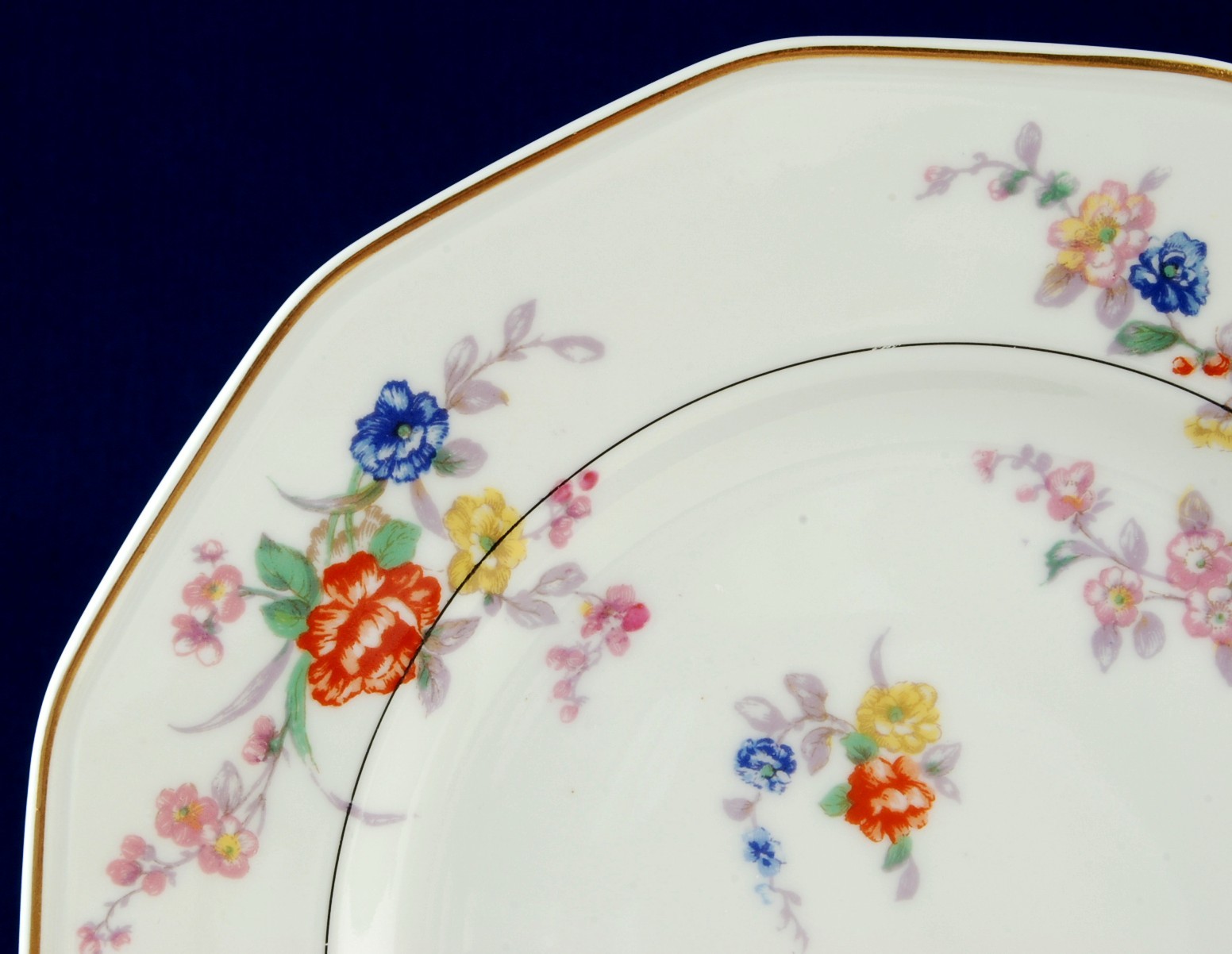 Theodore Haviland Jewel 8.5" Lunch Plate White w Floral Limoges France Unused Item image 2