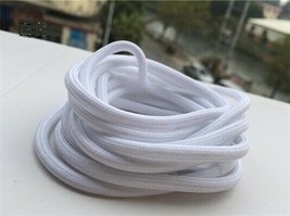 Strong white round boot shoe laces for hiking work 36 38 40 45 48 54 60 ... - $5.99