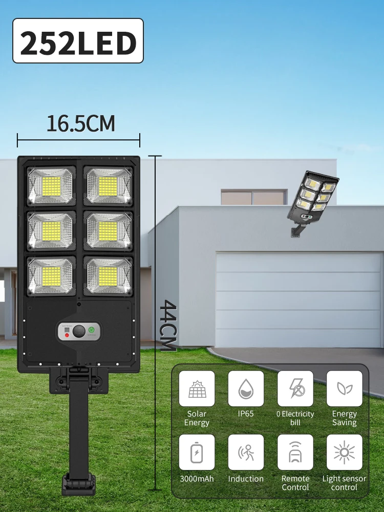 Super Bright Solar LED Light Outdoor Solar Lamp Motion Sensor Solar Garden Stree - £80.20 GBP