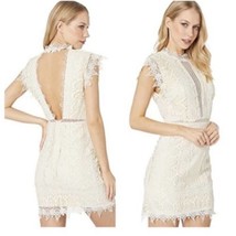 Free People Honey Mini Dress Ecru Lace Ivory Cream Size 0 NWT New With Tags - $31.34