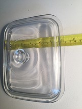 1960&#39;s HARD to FIND Size A-13 Rectangle PYREX Glass LID _as found_ - £16.91 GBP