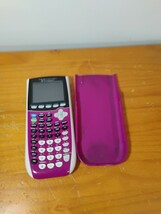 Texas Instruments TI-84 Plus C Silver Edition Graphing Calculator Pink - $44.54