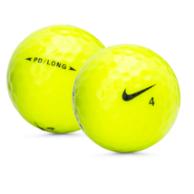 24 Near Mint Yellow And Orange Nike Pd Long Golf Balls - Free Shipping - Aaaa - $49.49