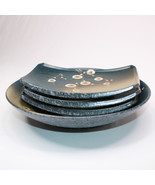 World Market Cherry Blossom Set Of 4 Stoneware Dinnerware Beautiful Item... - $31.56