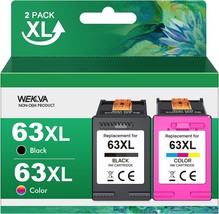 63XL Ink Cartridge Combo Pack Replacement for HP Ink 63 63XL Works for H... - £55.88 GBP