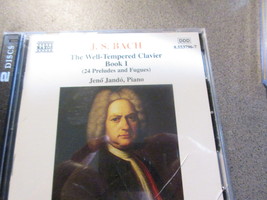 J.S. Bach Well Tempered Clavier Book 1 Jeno Jando piano double cd - $29.99