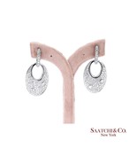 18k (750) White Gold Natural Diamond Earring - $5,088.60