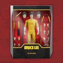 Bruce Lee - Wave 1 The Challenger Ultimates 7&quot; Reaction Figure by Super 7 - £51.35 GBP