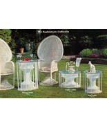 Vtg Macrame Enchantment 3 Wedding Dining Coffee End Table Hangings Purse... - €13,77 EUR