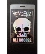 VENGEANCE - ORIGINAL VENGENZ! WORLD TOUR PASS #101 LAMINATE BACKSTAGE PASS - $41.00