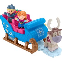 Disney Frozen Kristoff's Sleigh by Little People, Figure and Vehicle Set - £35.60 GBP