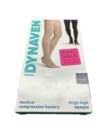 DYNAVEN Medical Compression Hosiery Stockings Thigh-High Beige 20-30 mmH... - £25.59 GBP