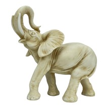 Elephant with Trunk Up Wealth Lucky Figurine Statue Sculpture Home Décor - £51.06 GBP