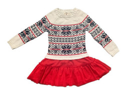 Anthropologie Argyle Aztez Girls Sweater Dress Size 4T Tulle Bottom If i... - £20.86 GBP