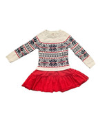Anthropologie Argyle Aztez Girls Sweater Dress Size 4T Tulle Bottom If i... - £20.86 GBP