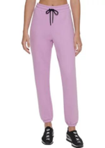New Dkny Donna Karan Pink Drawstring Jogger Pants Size Xl $59 - £40.00 GBP