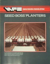 1987 White 5100, 5100N, 5100S, 5700 Seed Boss Planters Brochure - $10.00