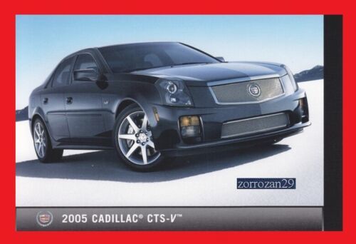 2005 CADILLAC CTS-V SEDAN VINTAGE COLOR POSTCARD - USA - EXCELLENT ORIGI... - $6.36