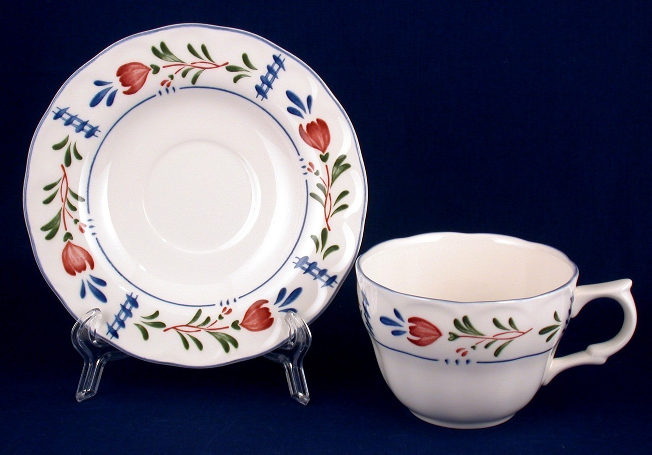 Nikko Avondale Cup & Saucer Provincial Designs Japan Pre-owned Unused Item image 3