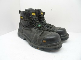 CATERPILLAR Men&#39;s 6&#39;&#39; Hauler WP Composite Toe Composite Plate Boots Black 13W - £45.55 GBP