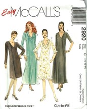 McCalls Sewing Pattern 2920 Dress Misses Size 10-14 - $8.96