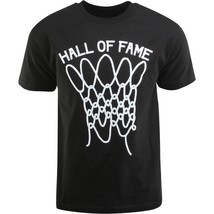 Hall of Fame HOF Mens Black Nothing But Net Basketball Shot T-Shirt NWT - £14.21 GBP