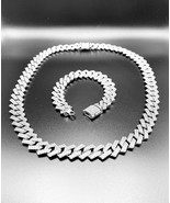 Hip Hop Miami Bling Cuban Link Set for Men and Women - $69.99