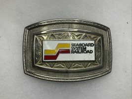 SEABOARD SYSTEM RAILROAD GENUINE/ORIG COMPANY ISSD BELT BUCKLE 2-1/4 X 3... - $24.73