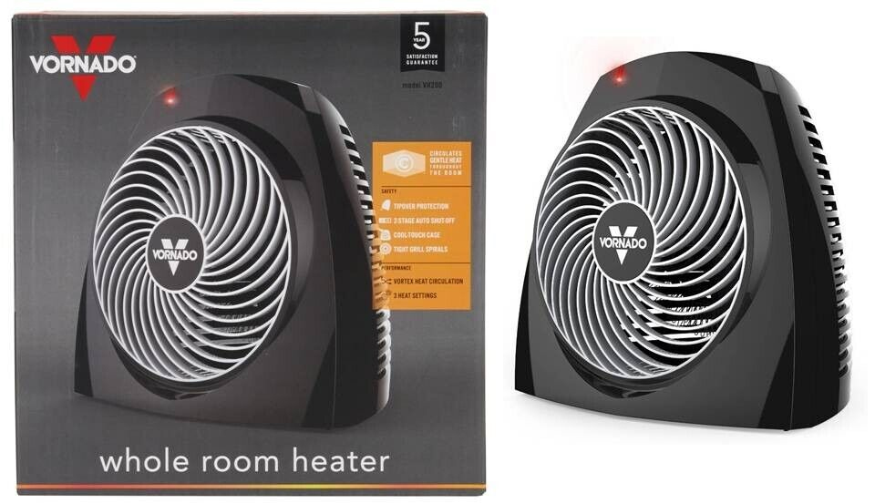 Vornado EH1-0092-06 VH200 Whole Room Portable Electric Space Heater - Black - $48.51