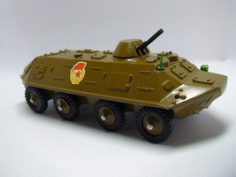 BTR 344 METAL USSR SOVIET SCALE MODEL 1:43 MILITARY ARMY ARMOR TIN TOY V... - $29.00