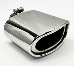 Exhaust Tip 2.25 Inlet 5.50 X 3.0 X 7.00 Long WR55007-225-BOSS-SS Double Wall Ro - £51.43 GBP