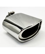 Exhaust Tip 2.25 Inlet 5.50 X 3.0 X 7.00 Long WR55007-225-BOSS-SS Double... - $64.34