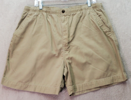 G.H. Bass &amp; Co. Shorts Mens Large Tan Medium Wash Cotton Pockets Elastic... - £14.41 GBP