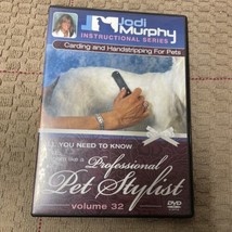 Jodi Murphy Dog Grooming DVD  Vol 32 Carding &amp; Handstripping For Pets - $24.75