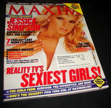 MAXIM Magazine 078 June 2004 Jessica Simpson Cool Cars Alien Vs Predator Movie - £10.38 GBP