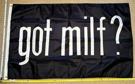 MILF Flag Got Milf B Dad Beer Busch Bud Trump Sign Poster 3x5&#39; - £13.11 GBP