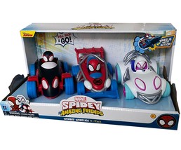  Marvel Spidey Amazing Friends Weebbed Wheelies 3-Pack  Disney Junior - £21.24 GBP