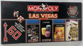 VINTAGE Monopoly Las Vegas Edition COMPLETE USAopoly 2000 Property Tradi... - $39.59