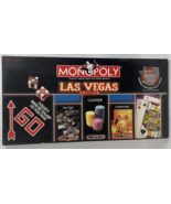 VINTAGE Monopoly Las Vegas Edition COMPLETE USAopoly 2000 Property Tradi... - $54.14 CAD