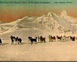 1st Luogo John Johnson Cane Slitta Team Tutti Alaska Sweepstakes Fototipia - $36.83