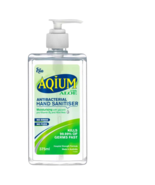 Aqium Anti-bacterial Hand Sanitiser with Aloe in a 375mL Pump - $100.09 CAD