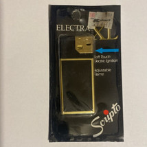 Vintage NON WORKING Scripto Electra XL Soft Touch Lighter Original Box - 1985 - £14.15 GBP