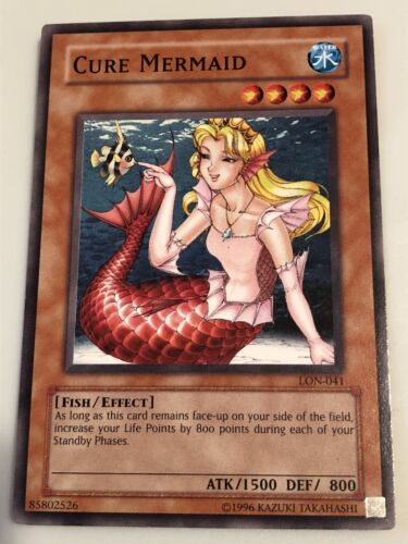 Vintage Cure Mermaid You-GI-Oh Konami Trading Card - $3.95