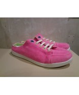 Vionic Beach Pismo Womens Size 6 Pink Terry Cloth Slip On Comfort Sneake... - $40.52 CAD